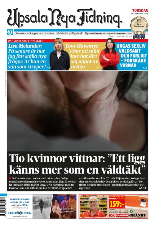 Upsala Nya Tidning 26.2.2026