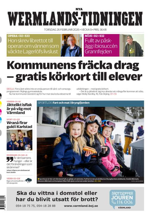 Nya Wermlands-Tidningen 26.2.2026