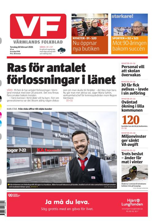 Värmlands Folkblad 26.2.2026