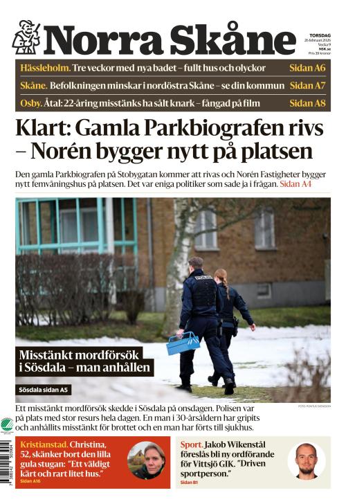 Norra Skåne 26.2.2026