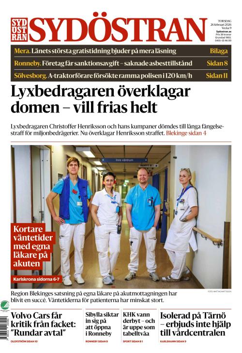Sydöstran 26.2.2026