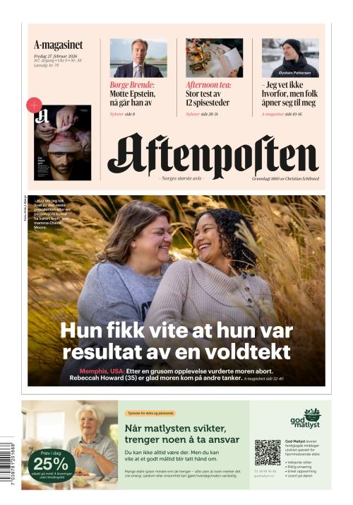 Aftenposten 27.2.2026