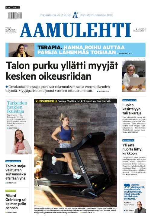 Aamulehti 27.2.2026