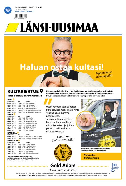 Länsi-Uusimaa 27.2.2026