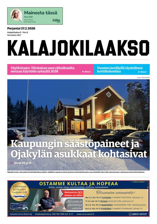 Kalajokilaakso ja Kalajaska 27.2.2026
