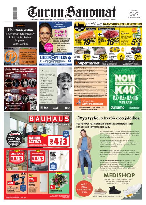 Turun Sanomat 27.2.2026