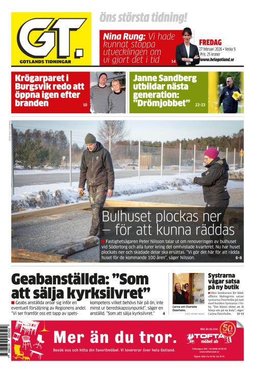 Gotlands Tidningar 27.2.2026