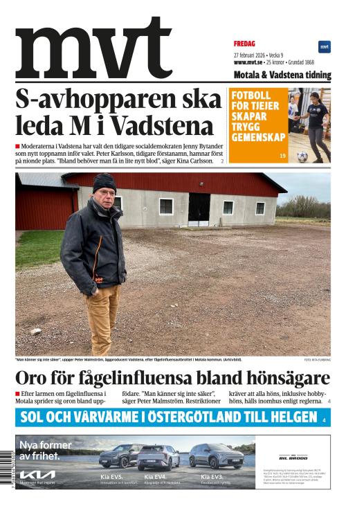 Motala Vadstena Tidning 27.2.2026