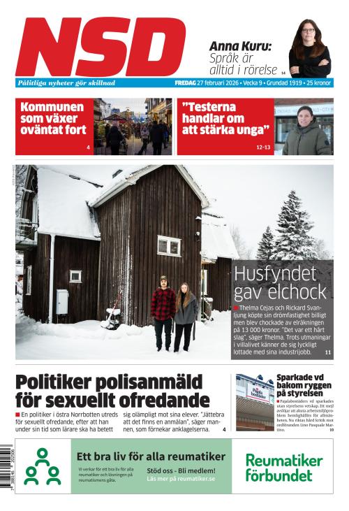 Norrländska Socialdemokraten 27.2.2026