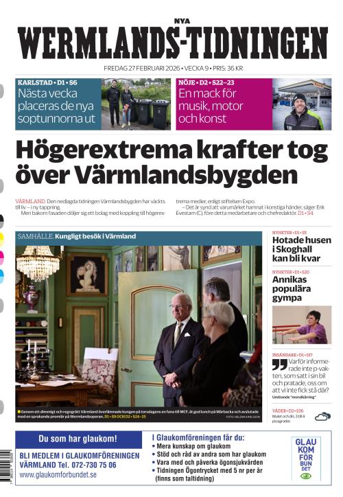 Nya Wermlands-Tidningen 27.2.2026