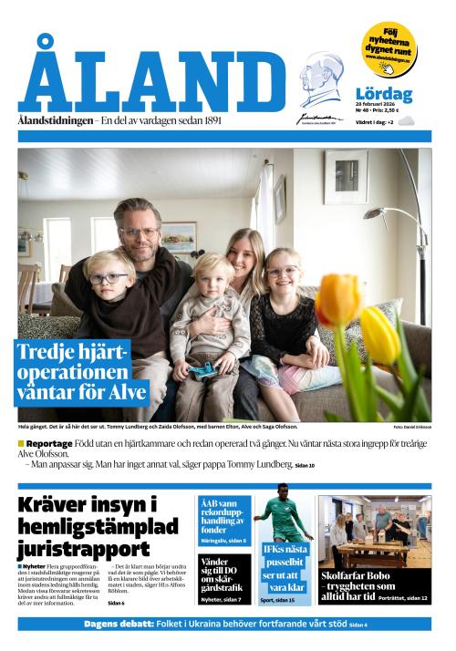 Ålandstidningen 28.2.2026
