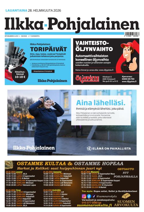 Ilkka-Pohjalainen 28.2.2026