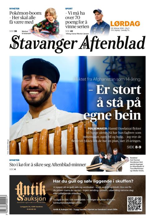 Stavanger Aftenblad 28.2.2026
