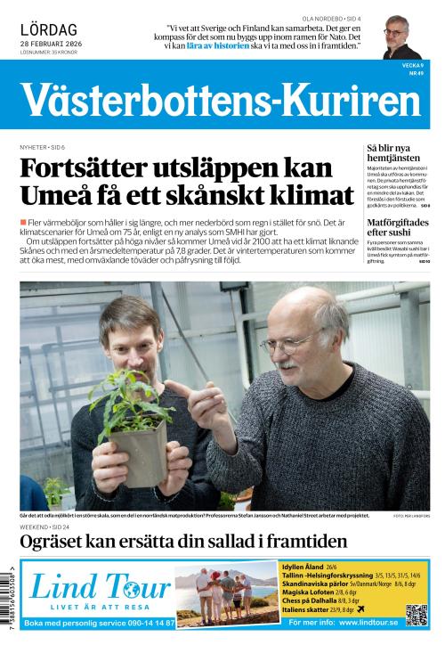 Västerbottens-Kuriren (SE) 28.2.2026