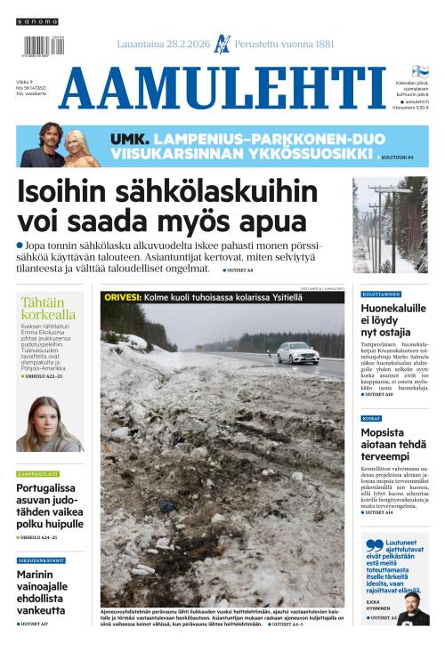 Aamulehti 28.2.2026