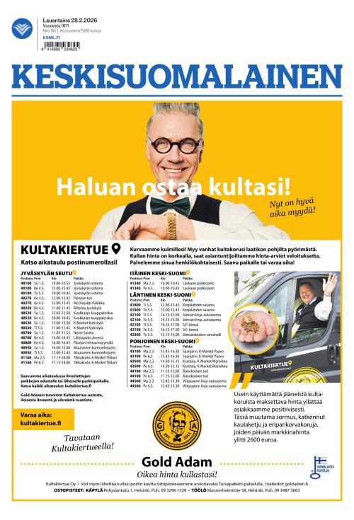 Keskisuomalainen 28.2.2026