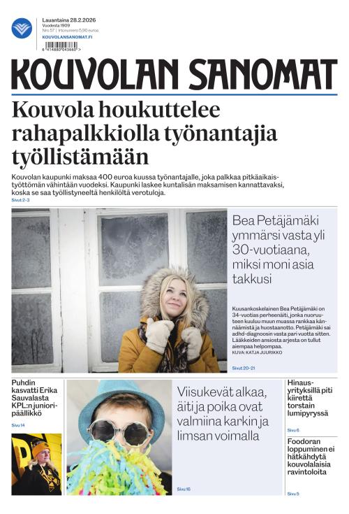 Kouvolan Sanomat 28.2.2026
