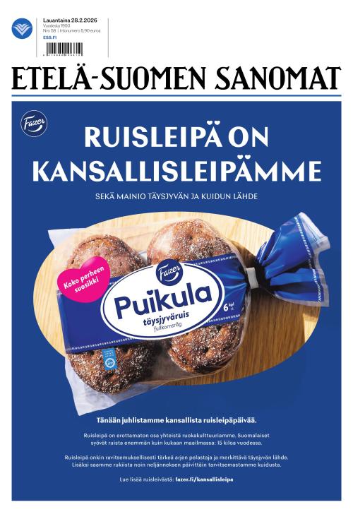 Etelä-Suomen Sanomat 28.2.2026