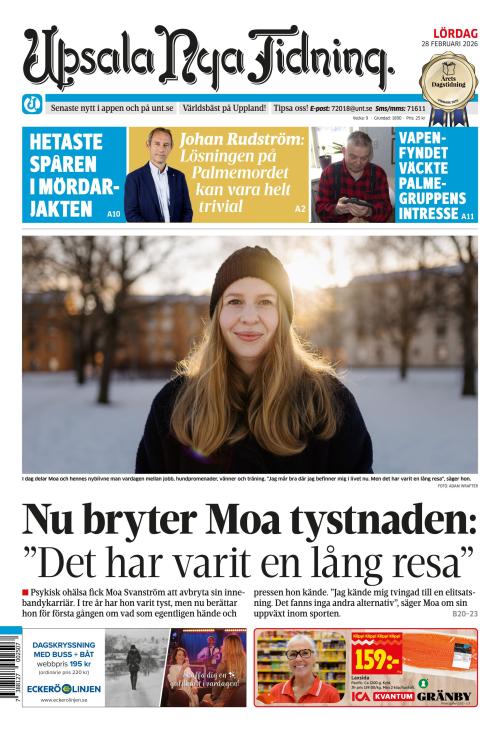 Upsala Nya Tidning 28.2.2026