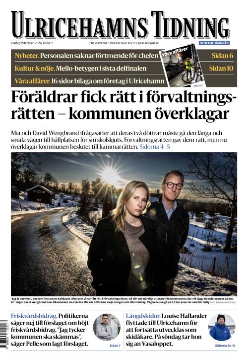 Ulricehamns Tidning 28.2.2026