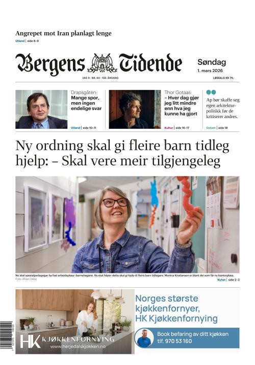 Bergens Tidende 1.3.2026
