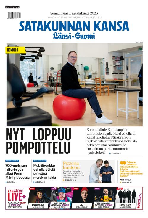 Satakunnan Kansa Länsi-Suomi 1.3.2026