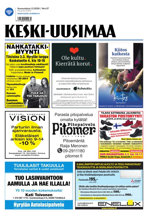 Keski-Uusimaa 1.3.2026