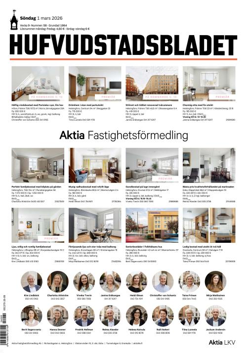 Hufvudstadsbladet 1.3.2026