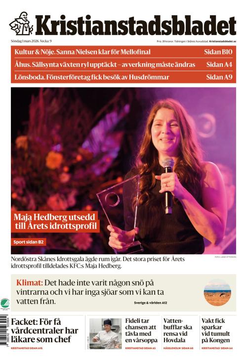Kristianstadsbladet 1.3.2026