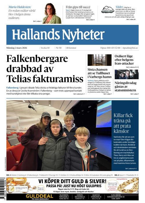 Hallands Nyheter 2.3.2026