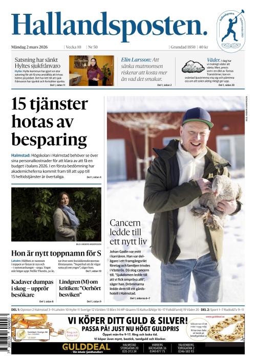 Hallandsposten 2.3.2026