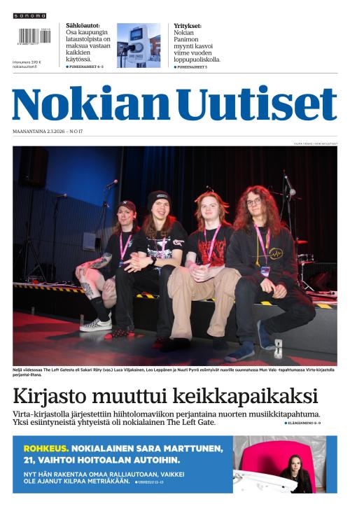 Nokian Uutiset 2.3.2026