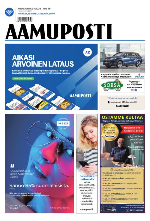 Aamuposti 2.3.2026