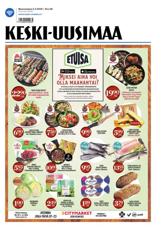 Keski-Uusimaa 2.3.2026