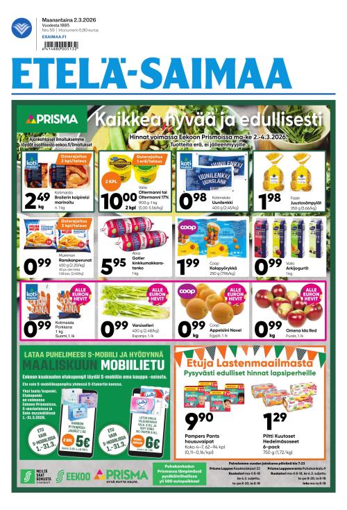 Etelä-Saimaa 2.3.2026