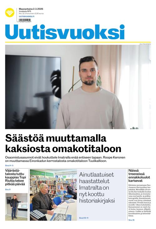 Uutisvuoksi 2.3.2026