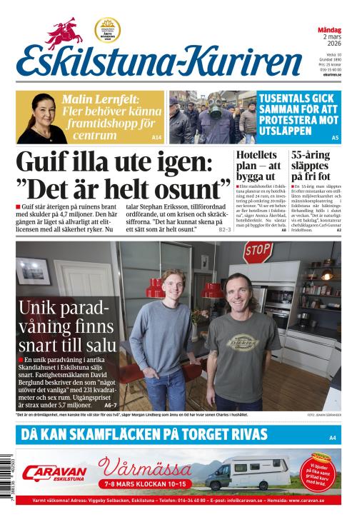 Eskilstuna-Kuriren 2.3.2026