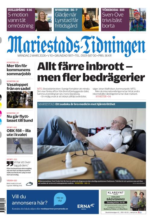 Mariestads-Tidningen 2.3.2026