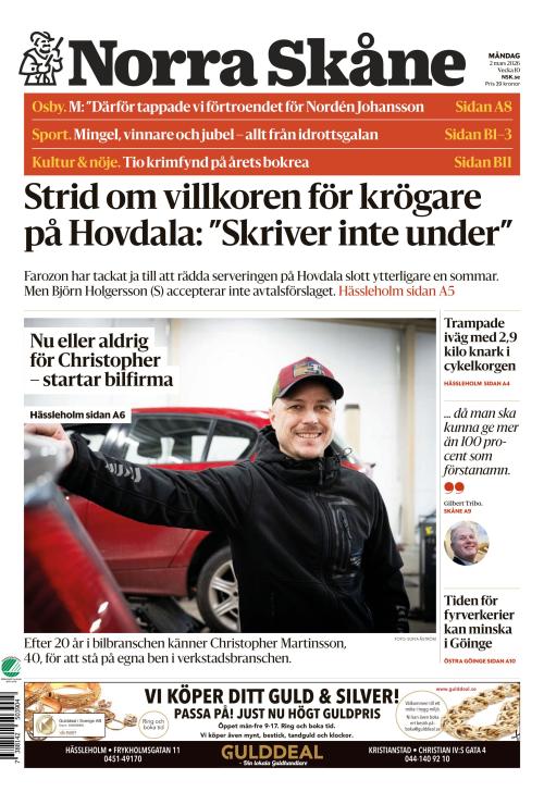 Norra Skåne 2.3.2026