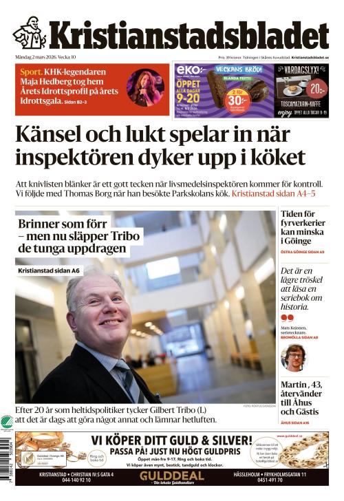 Kristianstadsbladet 2.3.2026