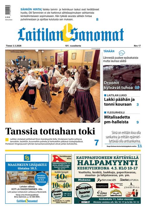 Laitilan Sanomat 3.3.2026