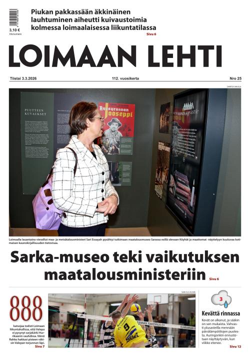 Loimaan Lehti 3.3.2026