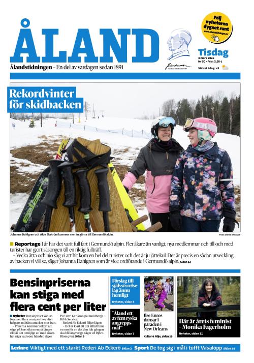 Ålandstidningen 3.3.2026