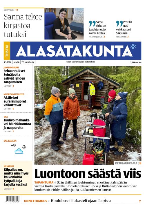 Alasatakunta 3.3.2026