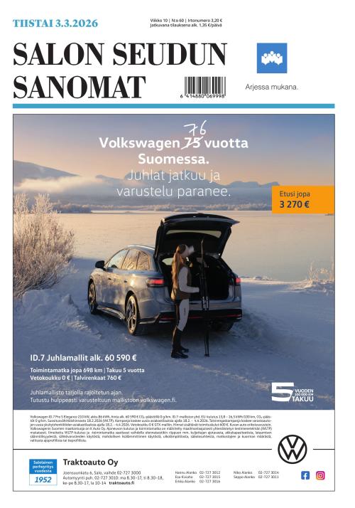Salon Seudun Sanomat 3.3.2026