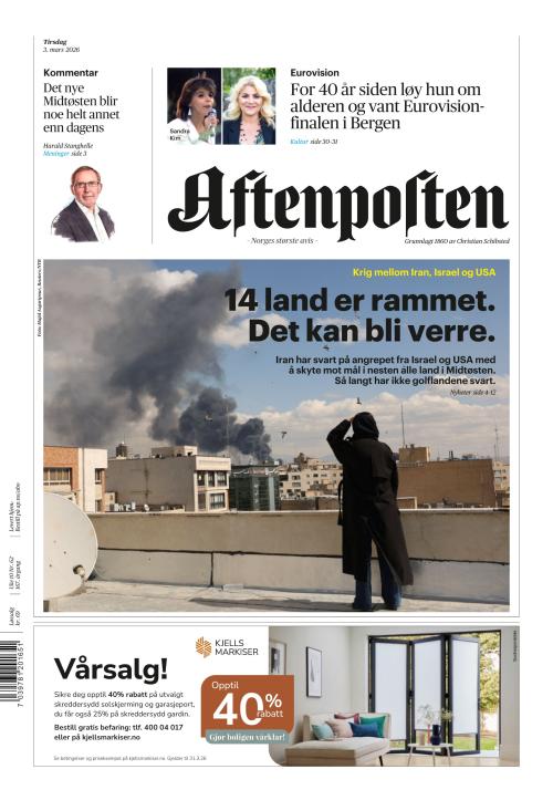 Aftenposten 3.3.2026