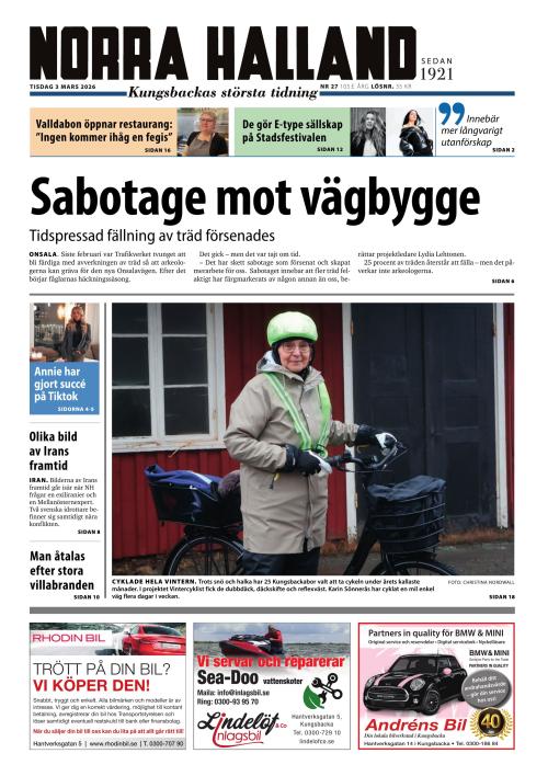 Norra Halland 3.3.2026