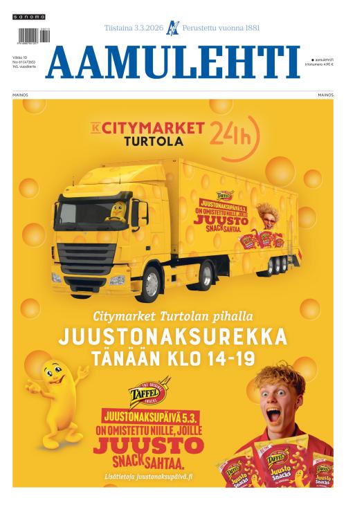 Aamulehti 3.3.2026