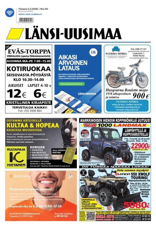 Länsi-Uusimaa 3.3.2026