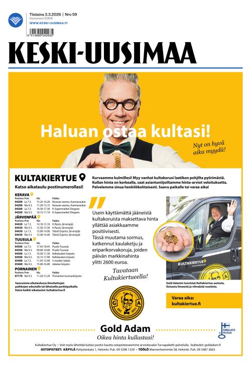 Keski-Uusimaa 3.3.2026